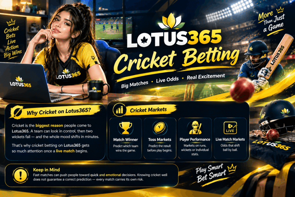 Lotus365 Cricket Betting