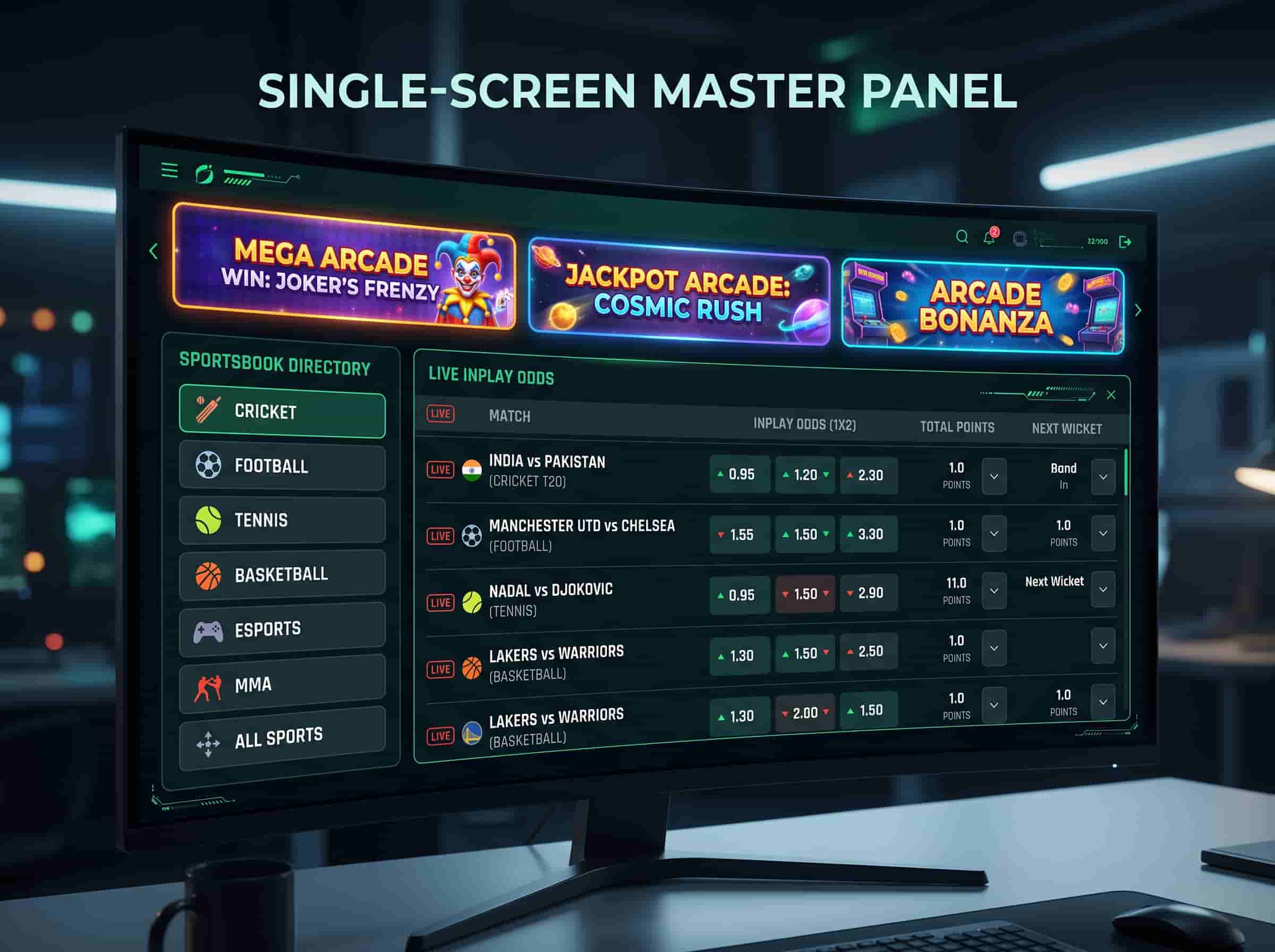 Single Screen Master Panel