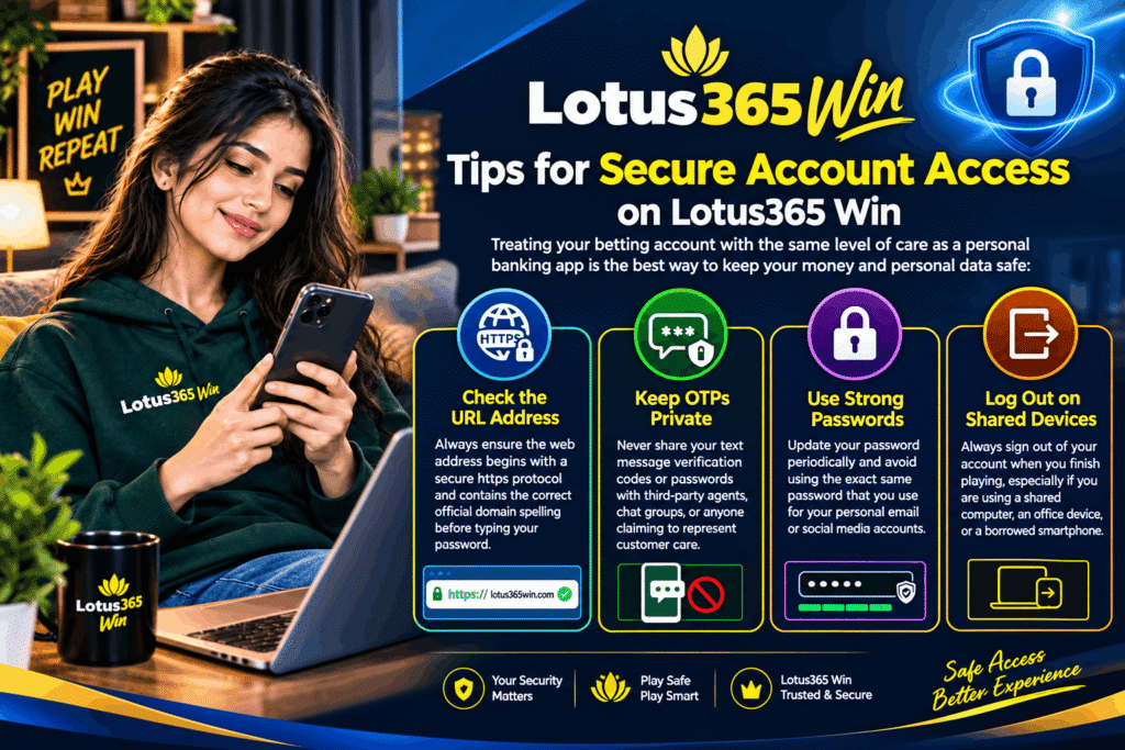 Tips for Secure Account Access on Lotus365 Win